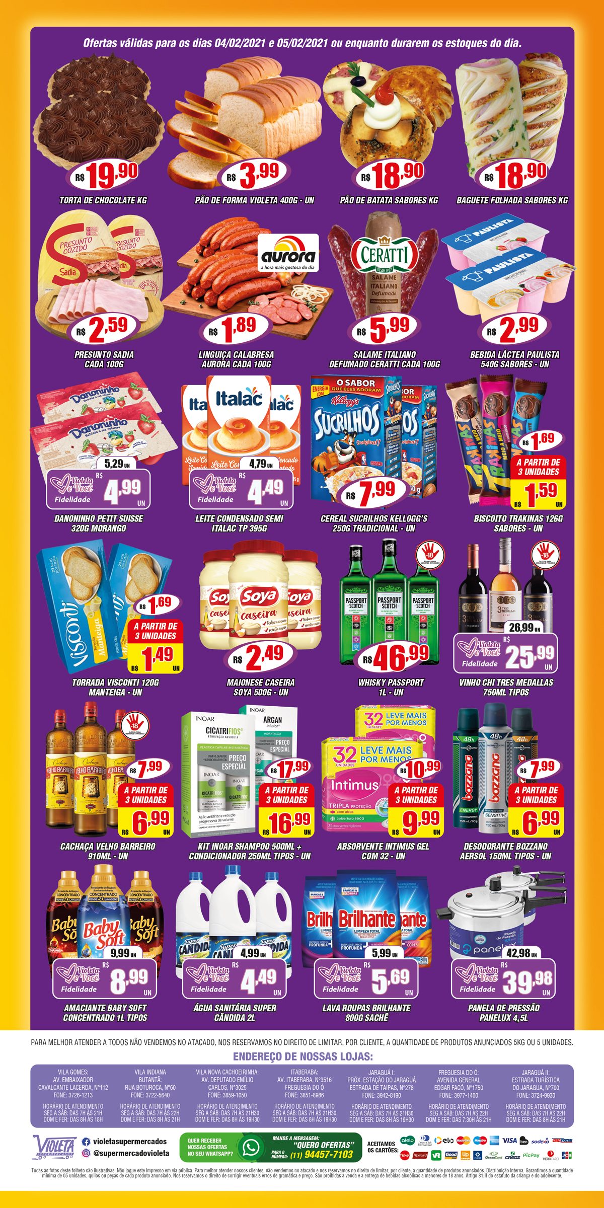 Produtos Supermercado Violeta 4438