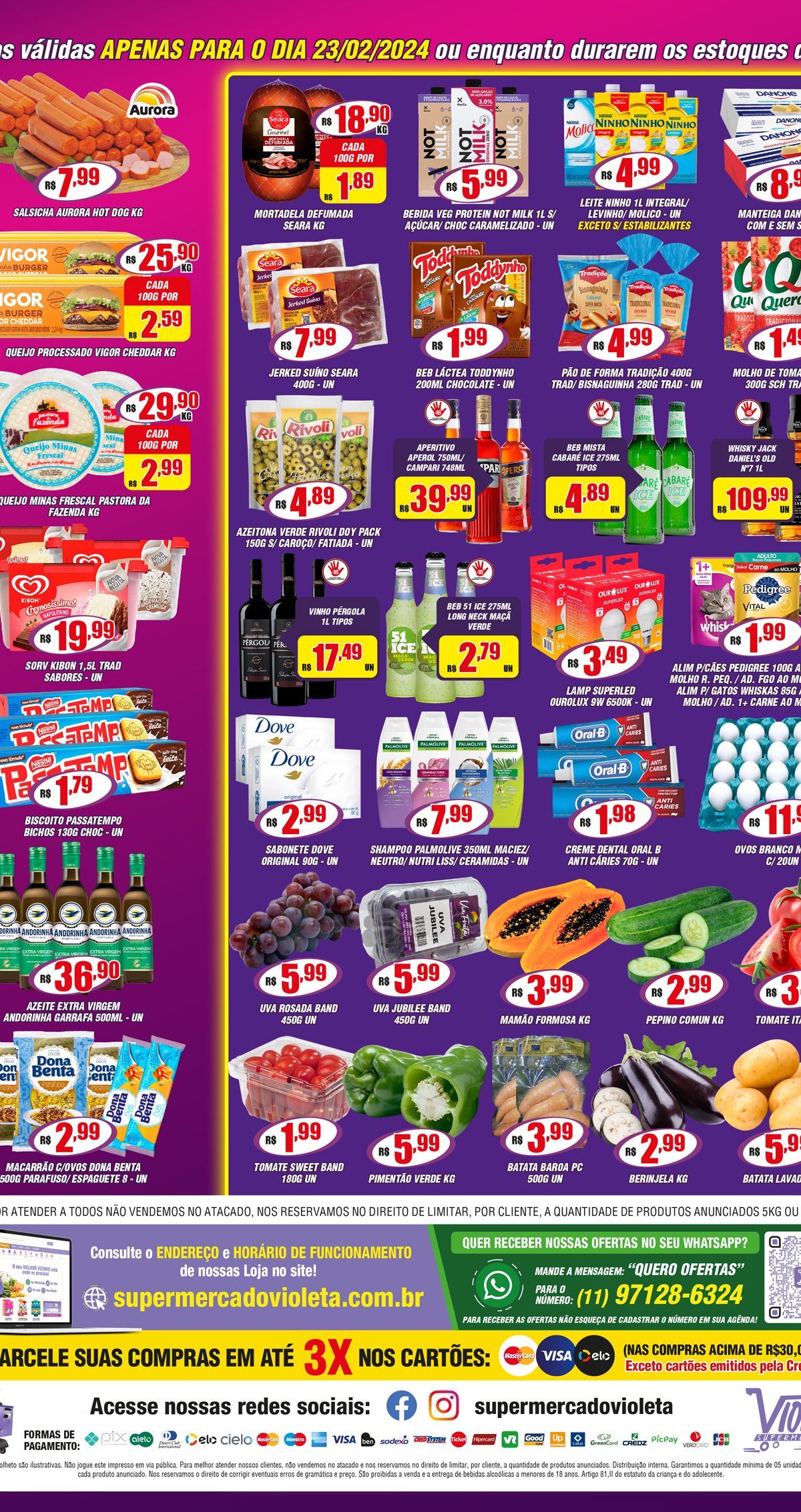 Produtos Supermercado Violeta 5459